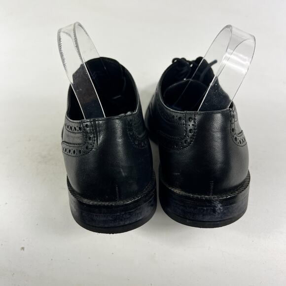 Cole Haan Air Madison Oxfords Mens 10.5 Black Leather Lace Up Dress Shoes C11435